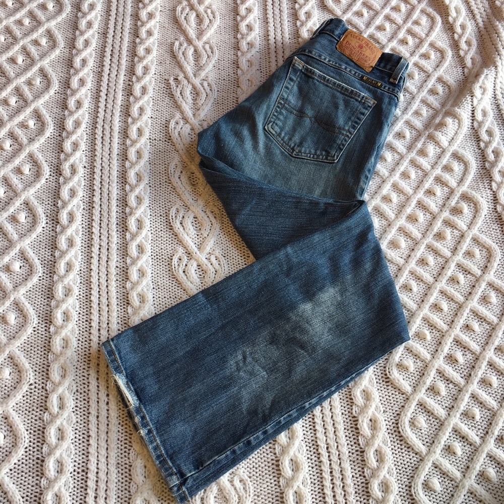 Lucky Brand Button Fly Straight Leg Jeans Sz 4